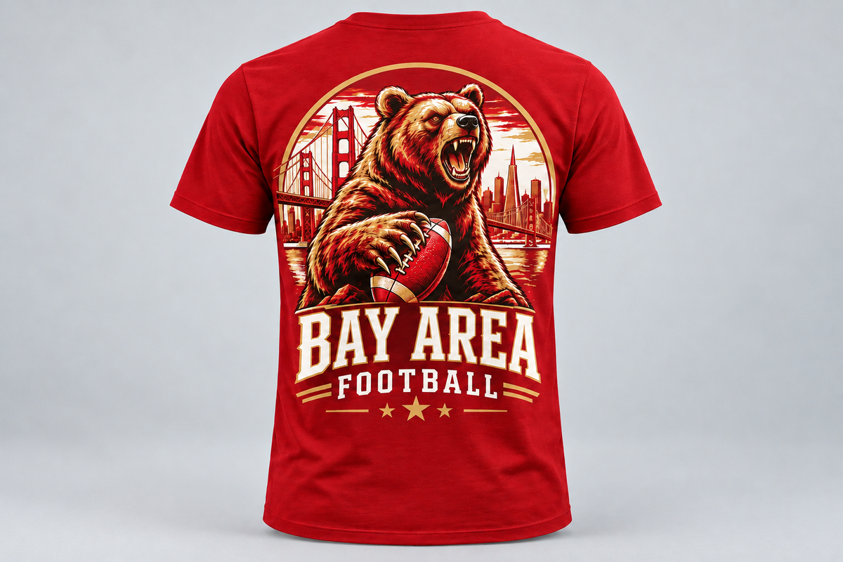 Purdy 13 Bay Area Football Tee