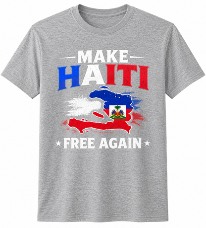 Make Haiti free aging T-shirt , Version 2