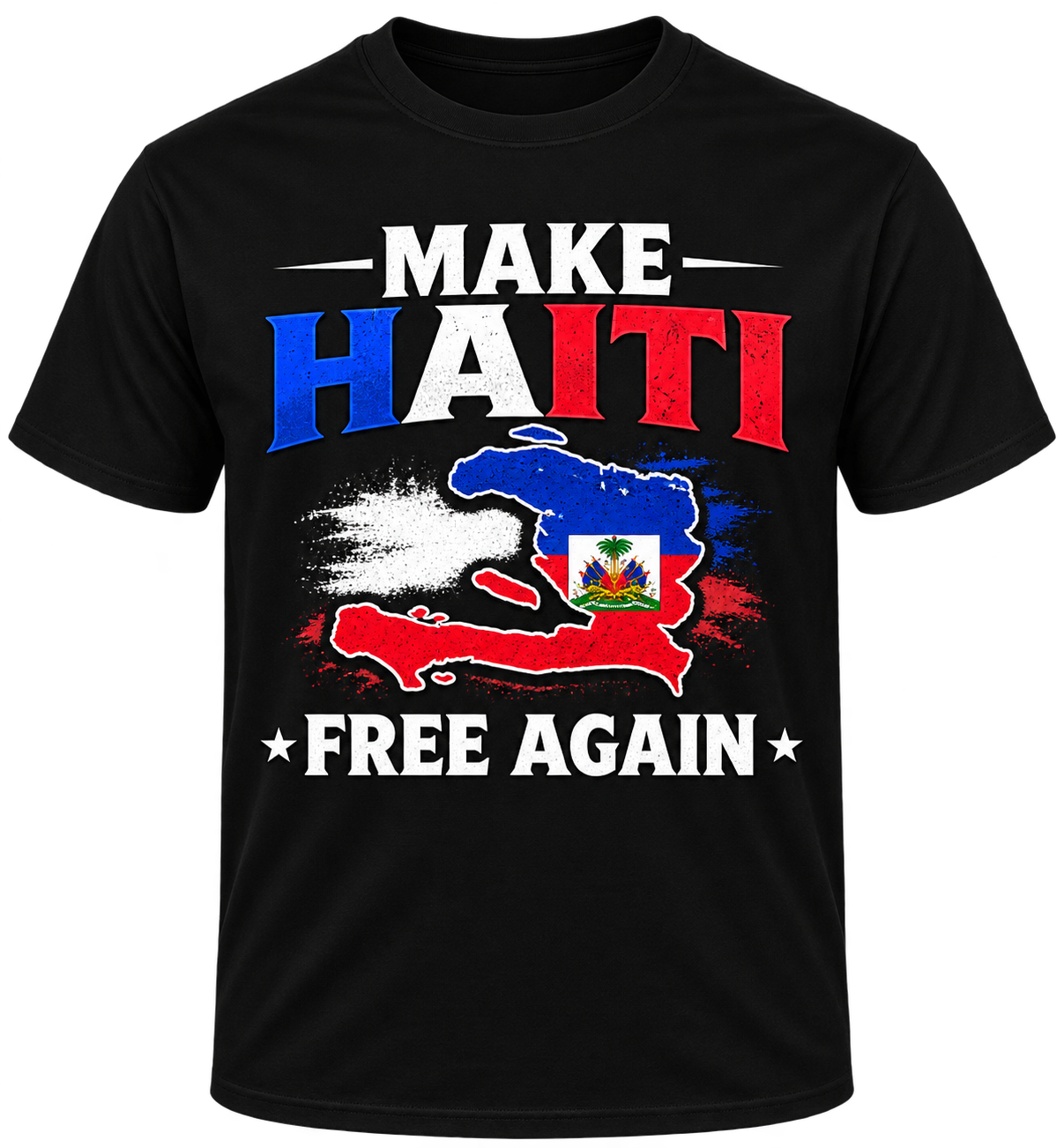 Make Haiti free aging T-shirt , Version 2