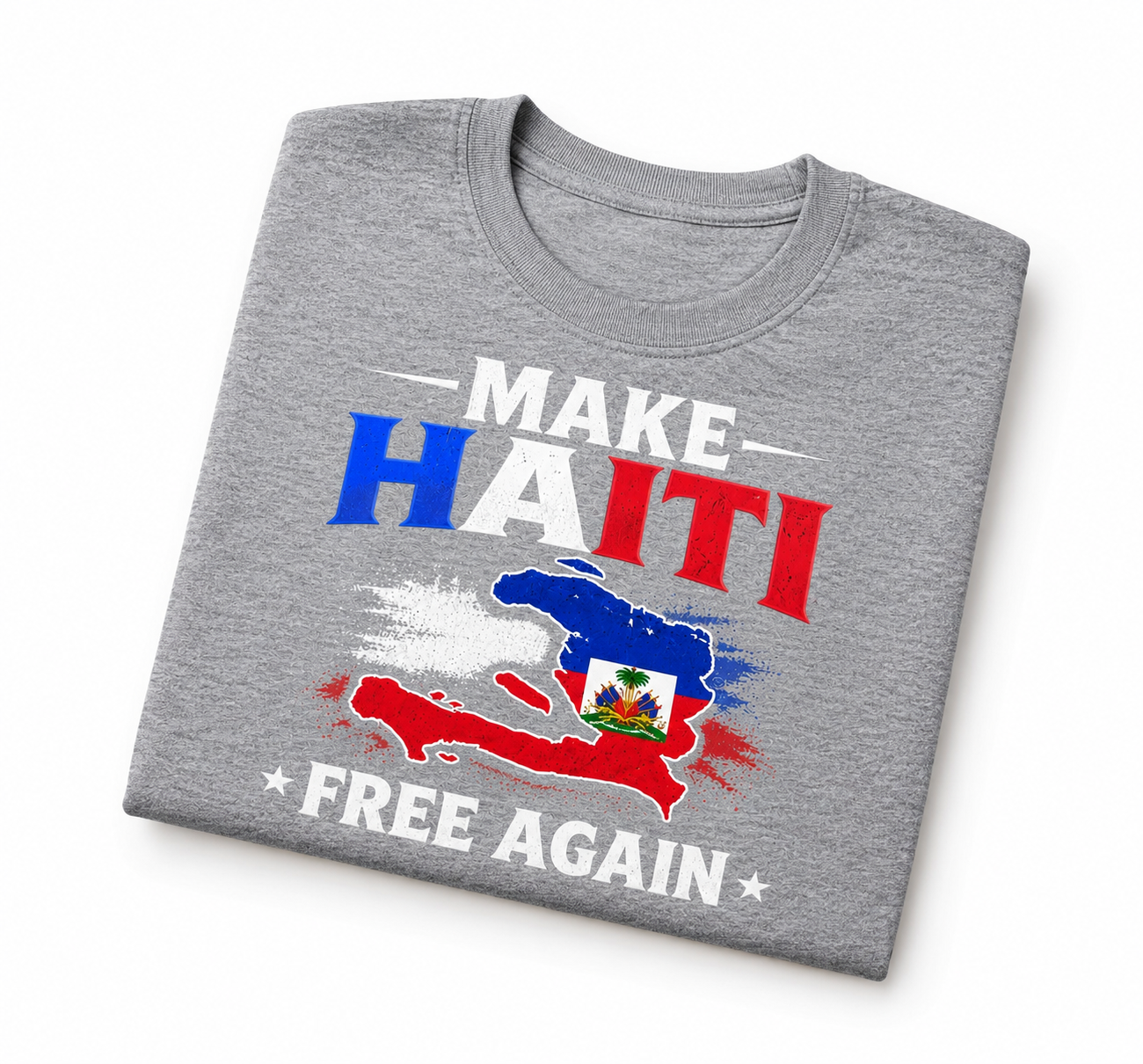 Make Haiti free aging T-shirt , Version 2