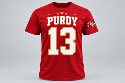 Purdy 13 Bay Area Football Tee