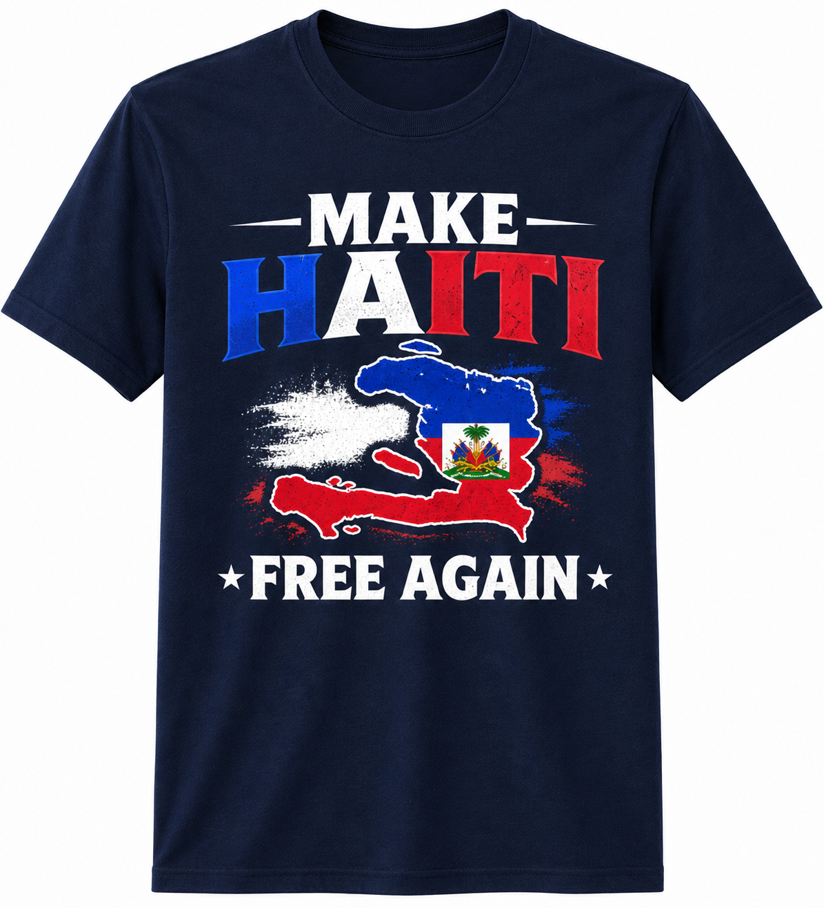 Make Haiti free aging T-shirt , Version 2
